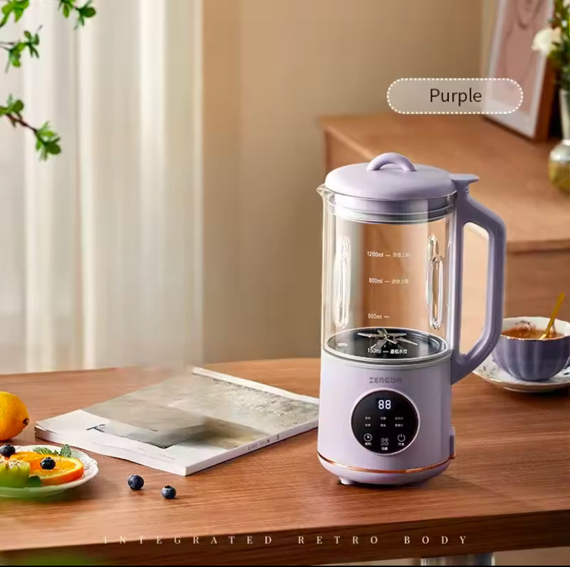 Cafetière électrique chauffant 1200ml (Violet)